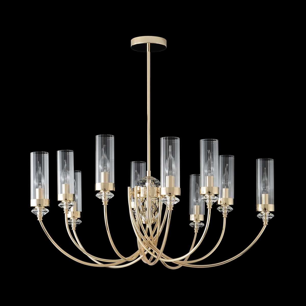 Люстра Crystal Lux SECRET SP10 GOLD