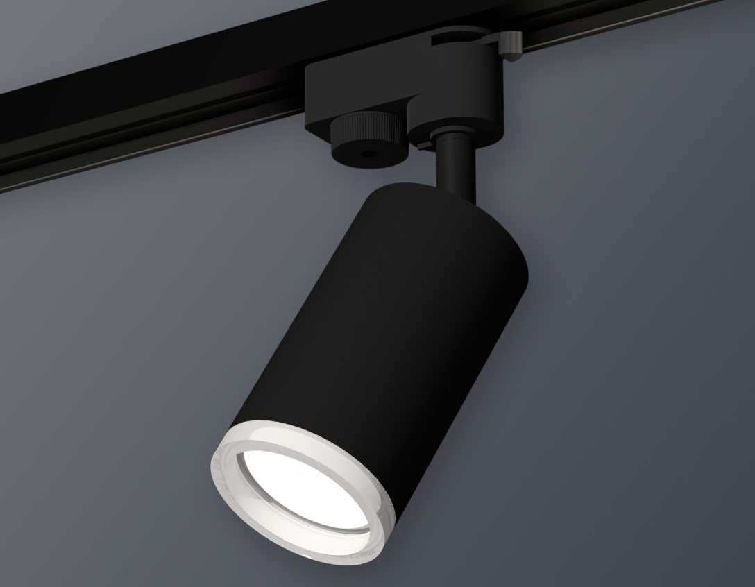 Комплект трекового светильника Ambrella light Track System XT6323140 SBK/FR черный песок/белый матовый (A2521, C6323, N6245)
