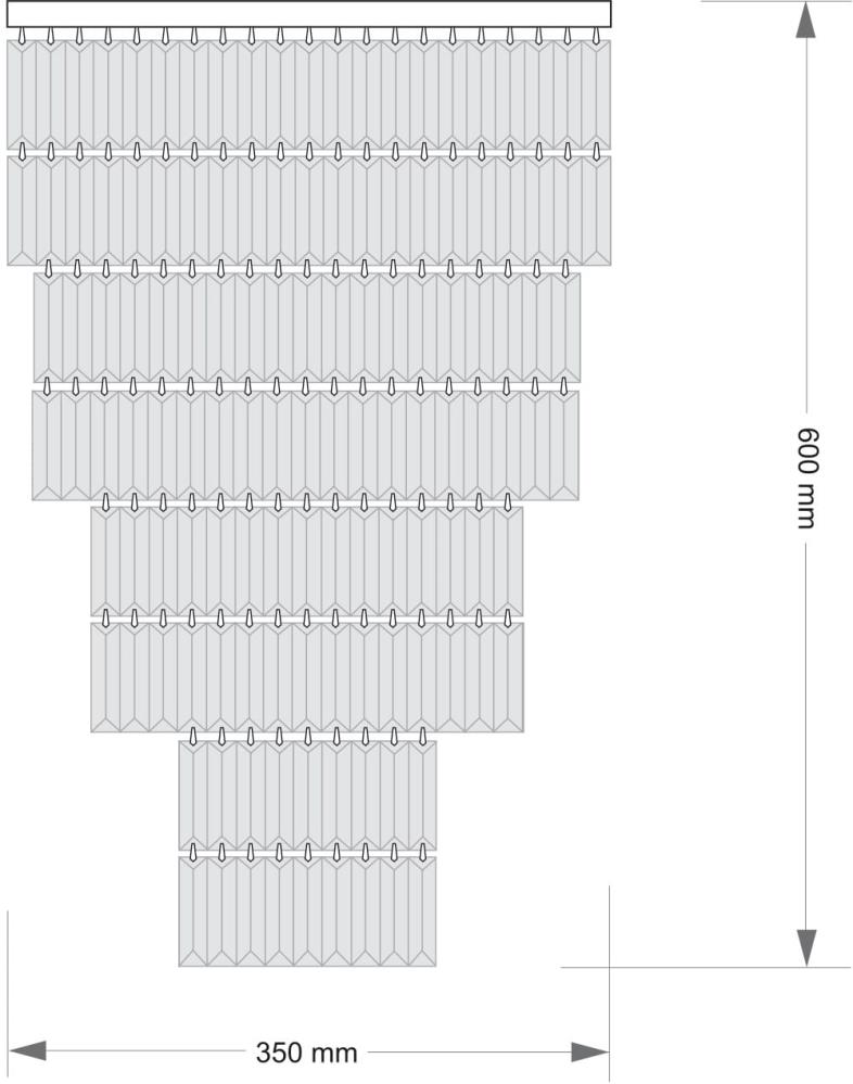 Потолочная люстра KUTEK ELLINI ELL-PLM-6(BN)350/II
