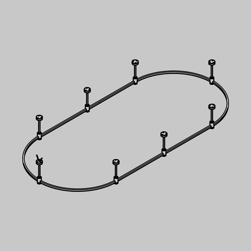 Готовая конструкция (набор) Maytoni Technical TFC-Flar-S01-PT