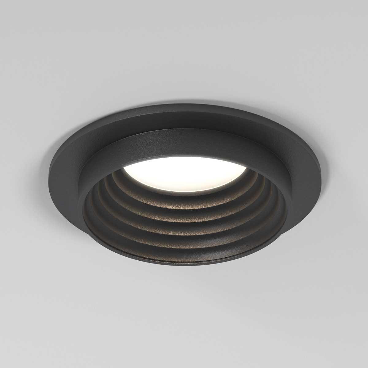 Встраиваемый светильник Elektrostandard 25007/01 GU10 чёрный a064251