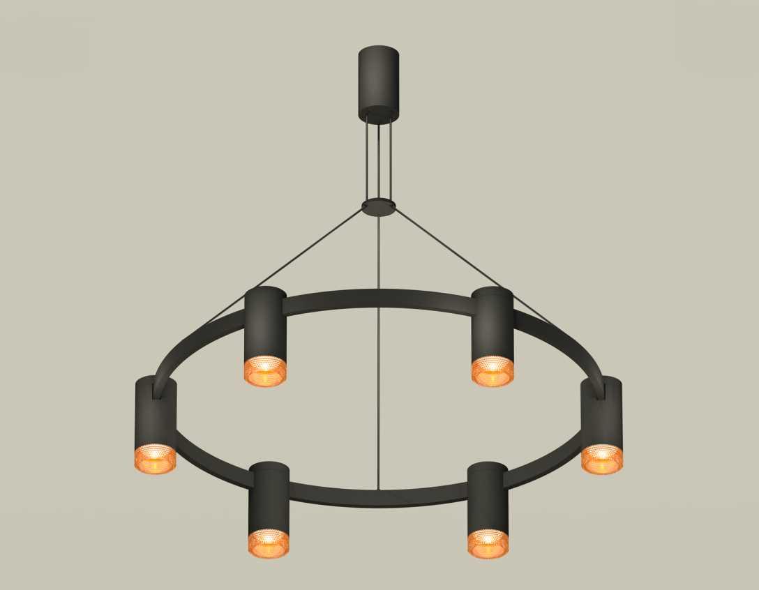 Комплект подвесного светильника Ambrella light Traditional DIY черный песок/кофе (С9022, N6154) XB9022202