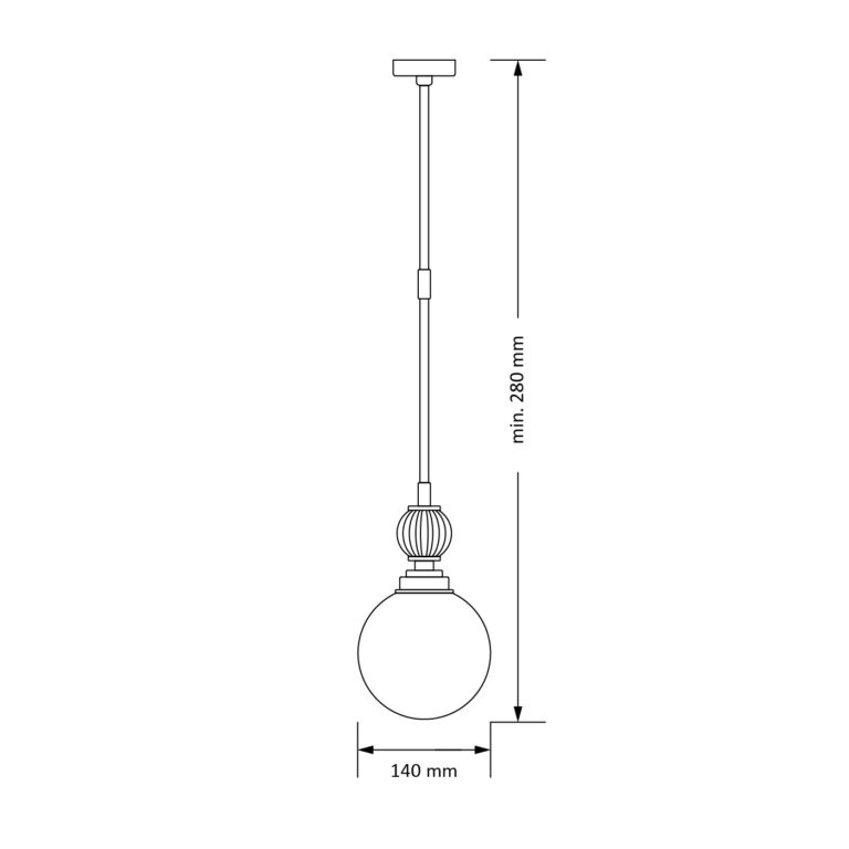 Подвесной светильник KUTEK MOOD Abano ABA-ZW-1(N)