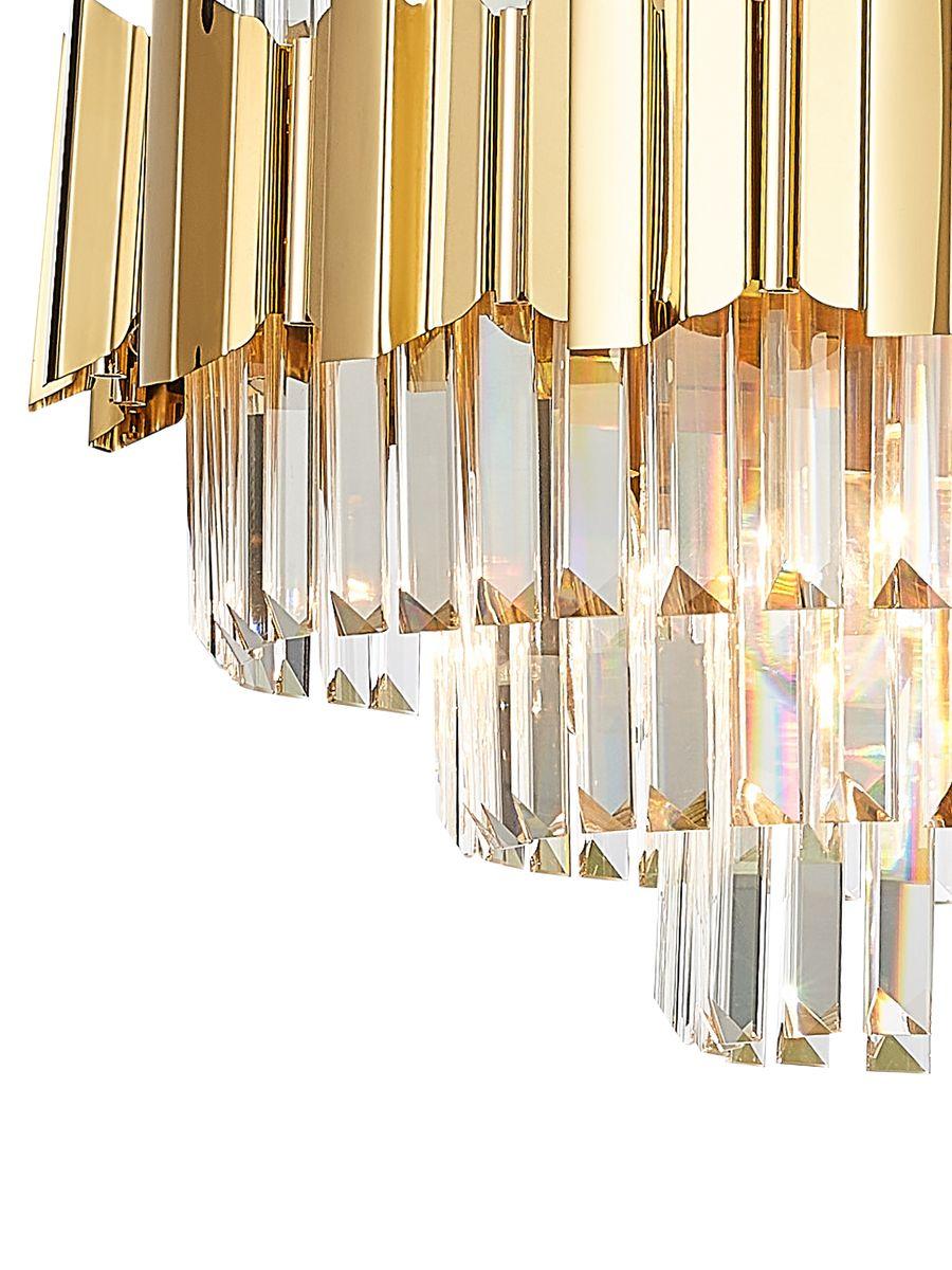 Подвесная люстра Natali Kovaltseva Ruby 81442/10C Gold