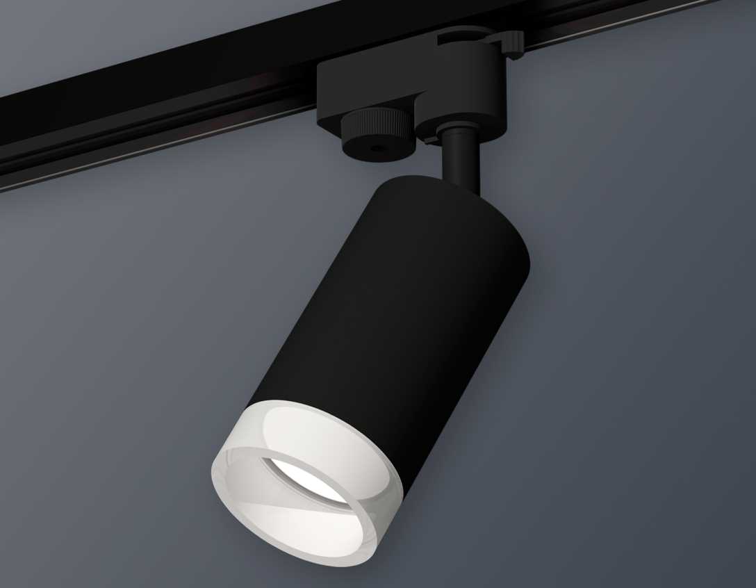 Комплект трекового светильника Ambrella light Track System XT6323160 SBK/FR черный песок/белый матовый (A2521, C6323, N6248)