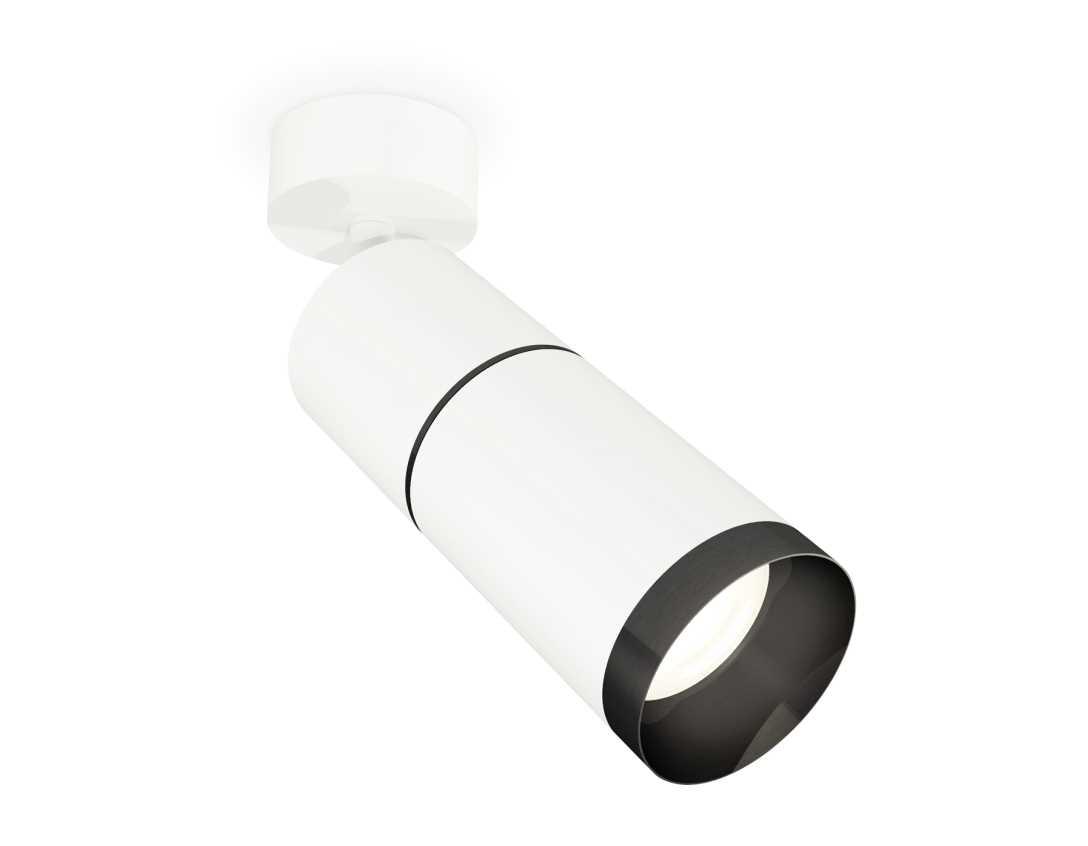 Комплект накладного светильника Ambrella light Techno Spot XM6312011 SWH/PBK белый песок/черный полированный (A2202, C6301, A2061, C6312, N6131)