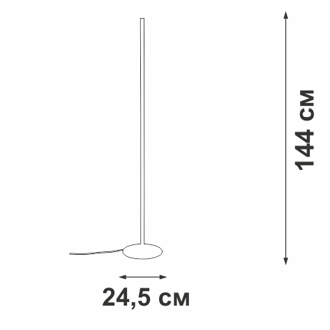 Светильник напольный V2690-0/1P