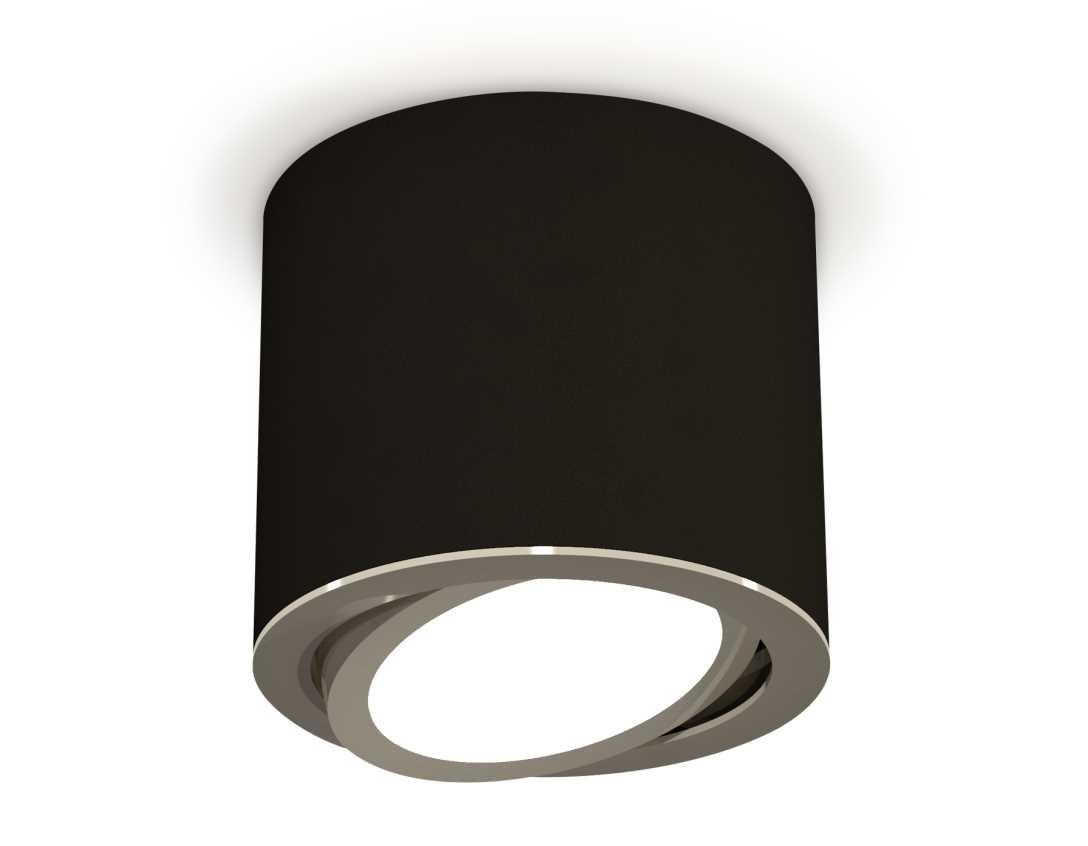 Комплект накладного светильника Ambrella light Techno Spot XS7402002 SBK/PSL черный песок/серебро полированное (C7402, N7003)