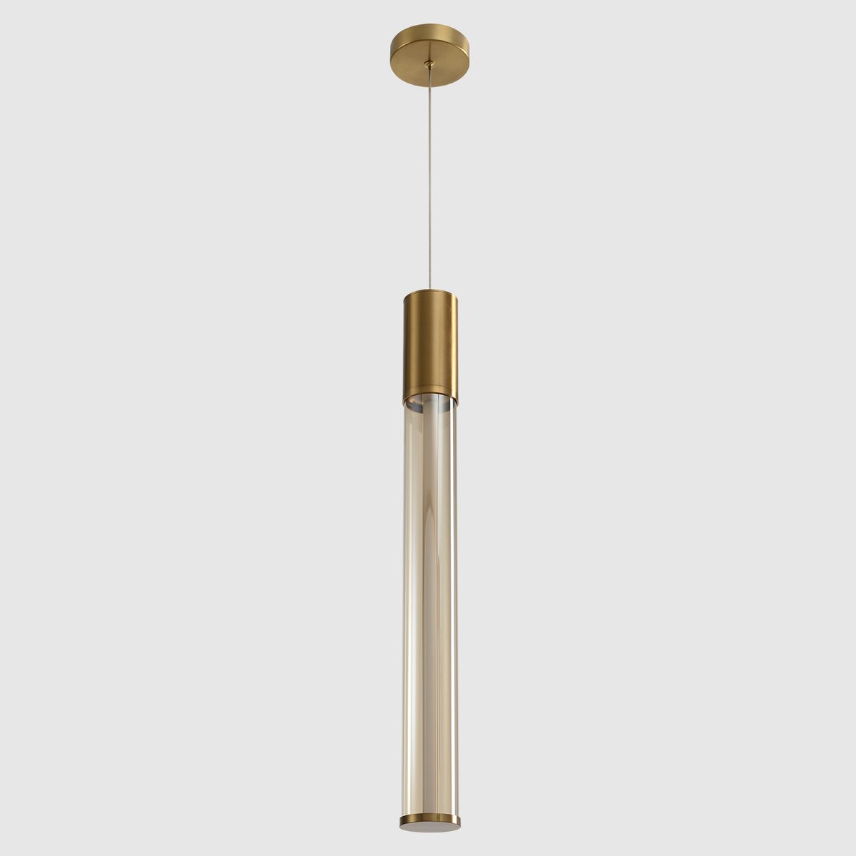 Подвесной светодиодный светильник Crystal Lux Lineup SP11W Led Brass