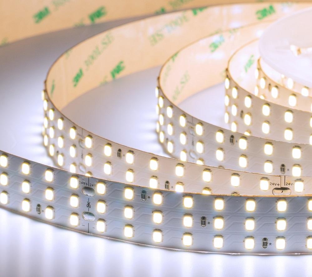 Лента светодиодная ELFLED PRO140, 336/м (2835), 24В, 30Вт/м, 3м, 3ряда, белый 6500-7000К ELFLED-24336-PRO140/3-w