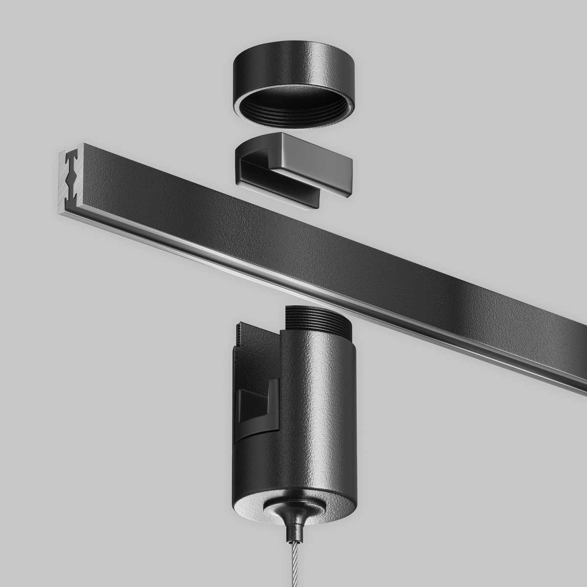 Комплектующие для трекового светильника Maytoni Technical TRA154SW-1B