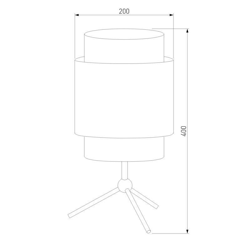 Настольная лампа TK Lighting 6565 Boho White
