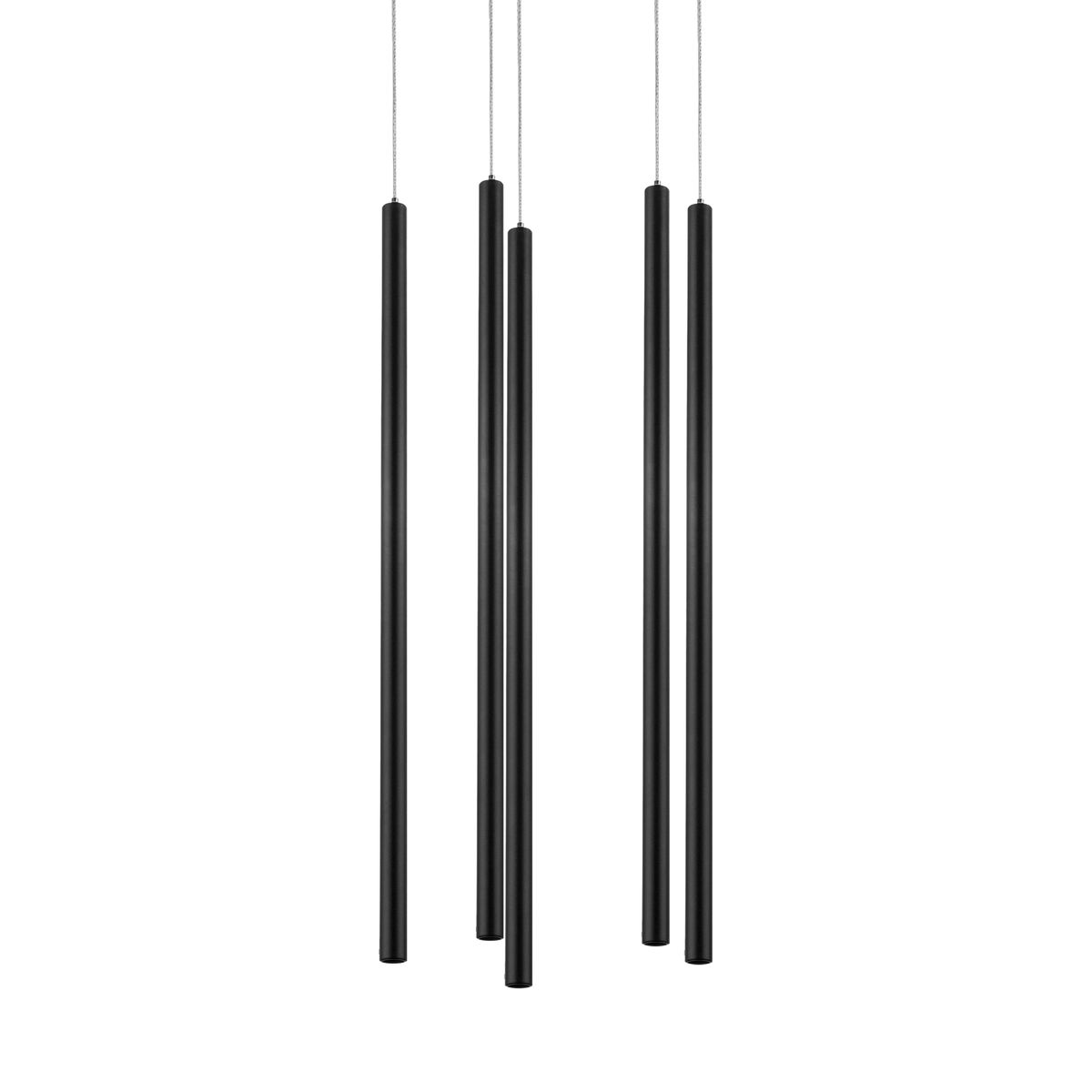 Комплект с подвесной люстрой Lightstar Tubo (574727+747337 (5шт) L5T747337