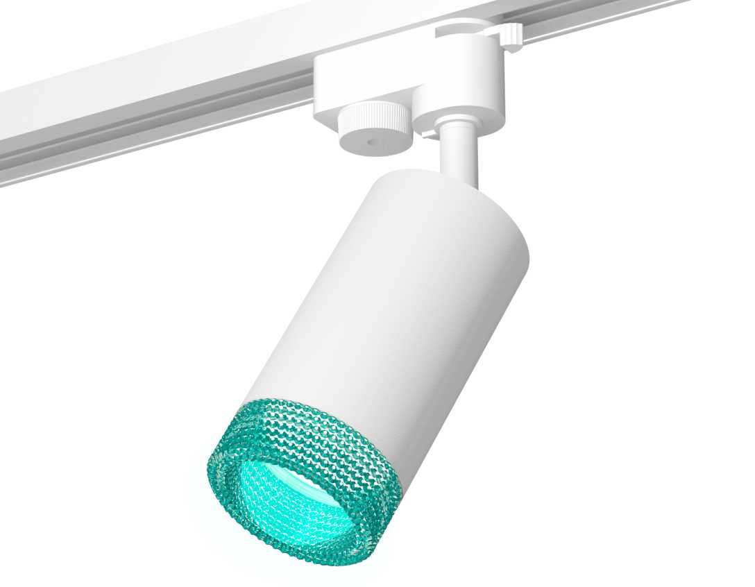 Комплект трекового светильника Ambrella light Track System XT6322083 SWH/BL белый песок/голубой (A2520, C6322, N6153)