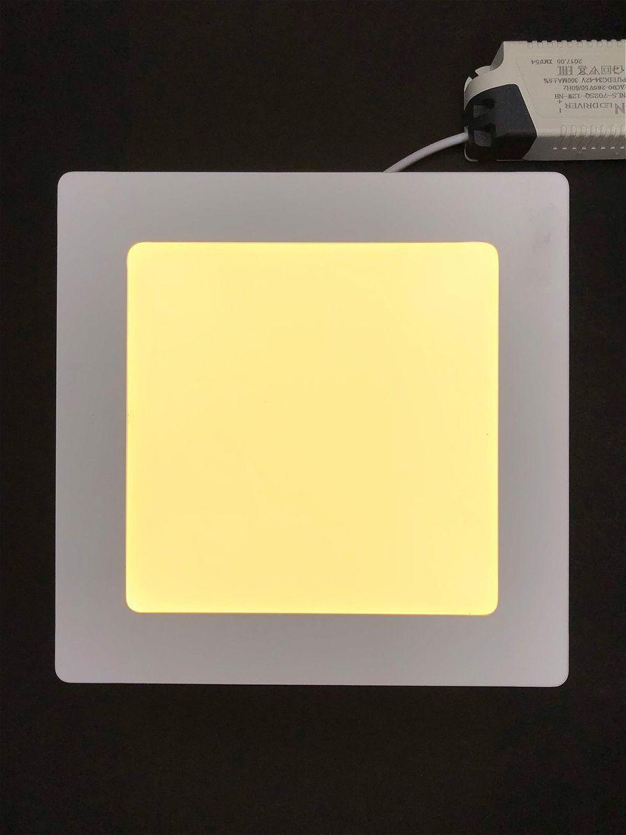 Настенно-потолочный светодиодный светильник Elvan NLS-702SQ-12W-WH-Wh