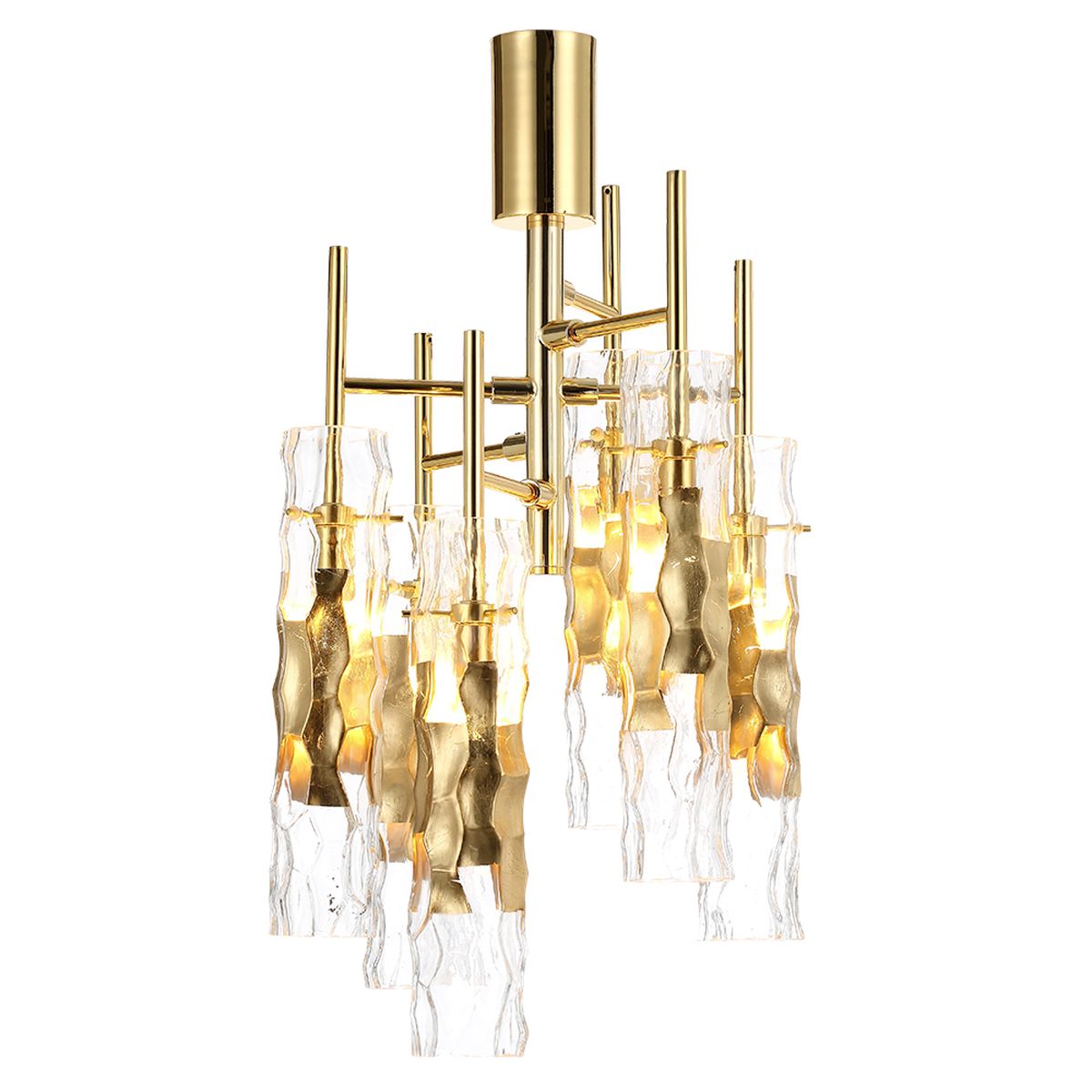 Подвесная люстра Crystal Lux Primavera PL6 Gold
