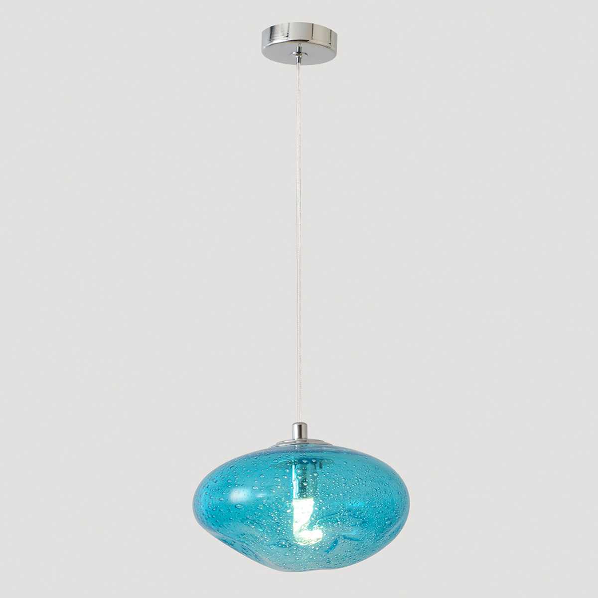 Светильник подвесной Crystal Lux FORMLESS SP1 BLUE