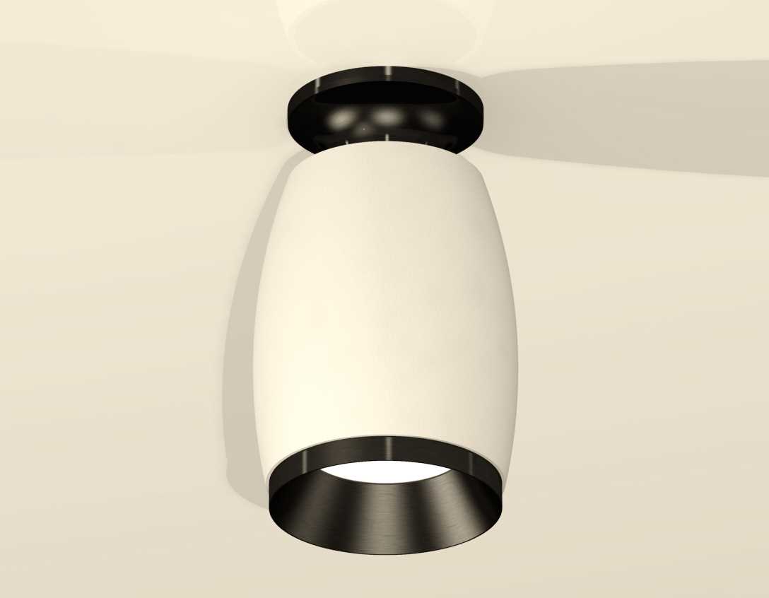 Комплект накладного светильника Ambrella light Techno Spot XS1122041 SWH/PBK белый песок/черный полированный (N6902, C1122, N7031)