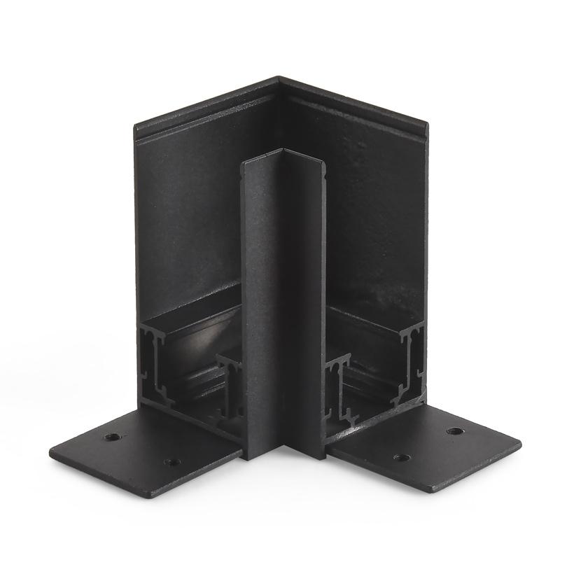 Угловой соединитель внутренний для магнитного шинопровода WOLTA WML-SMC/01B