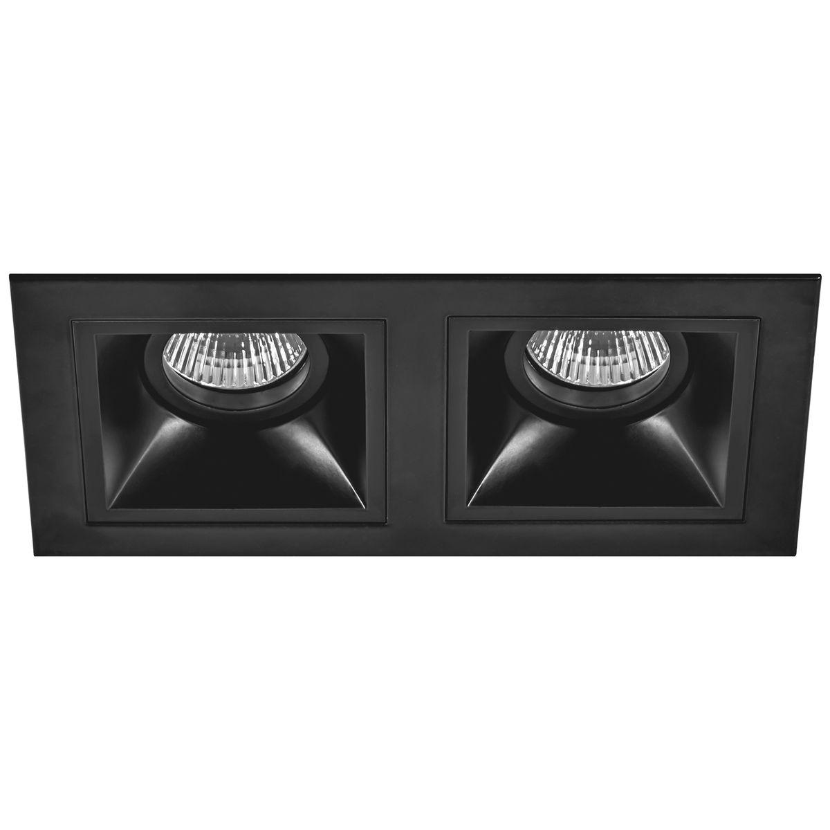 Комплект из светильников и рамки Lightstar Domino Quadro (214527+214507+214507) D5270707