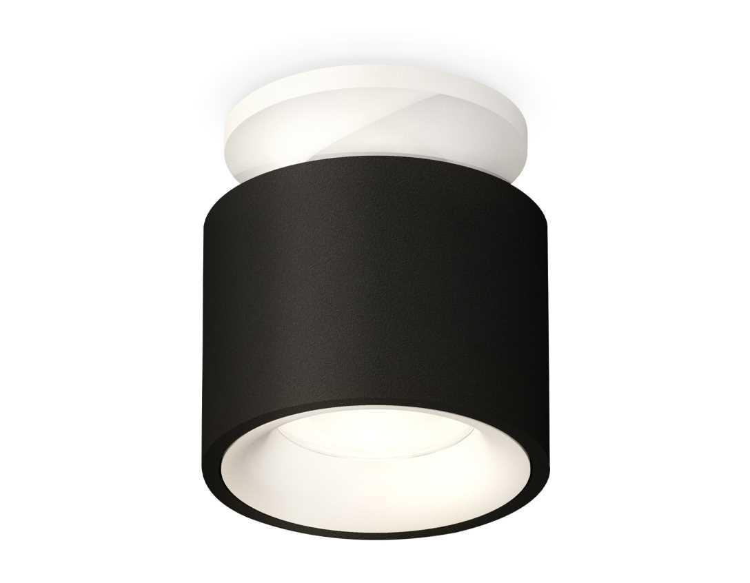 Комплект накладного светильника Ambrella light Techno Spot XS7511041 SBK/SWH черный песок/белый песок (N7925, C7511, N7010)