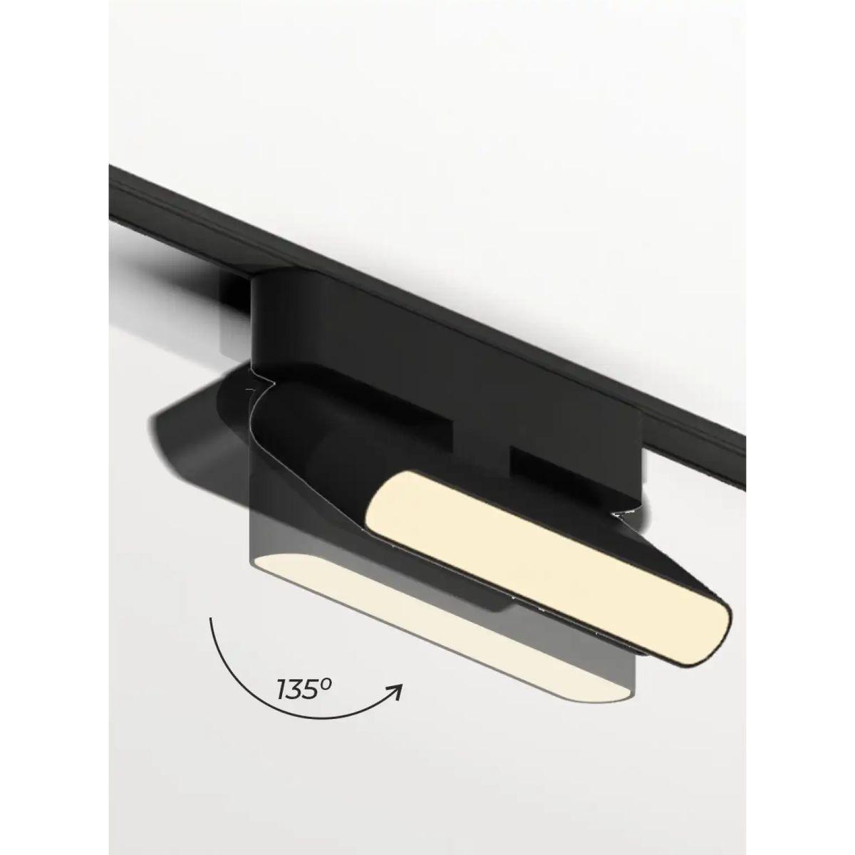 Трековый поворотный светильник ZZOK Nemo 12W Smart Black NRM12-BK-S