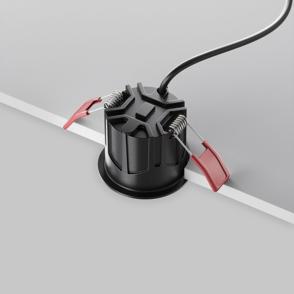 Встраиваемый светильник Maytoni Technical Alfa LED DL043-01-10W3K-RD-B-1