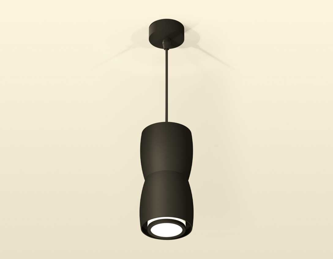Комплект подвесного светильника Ambrella light Techno Spot XP1142030 SBK/FR черный песок/белый матовый (A2311, C1142, A2010, C1142, N7121)