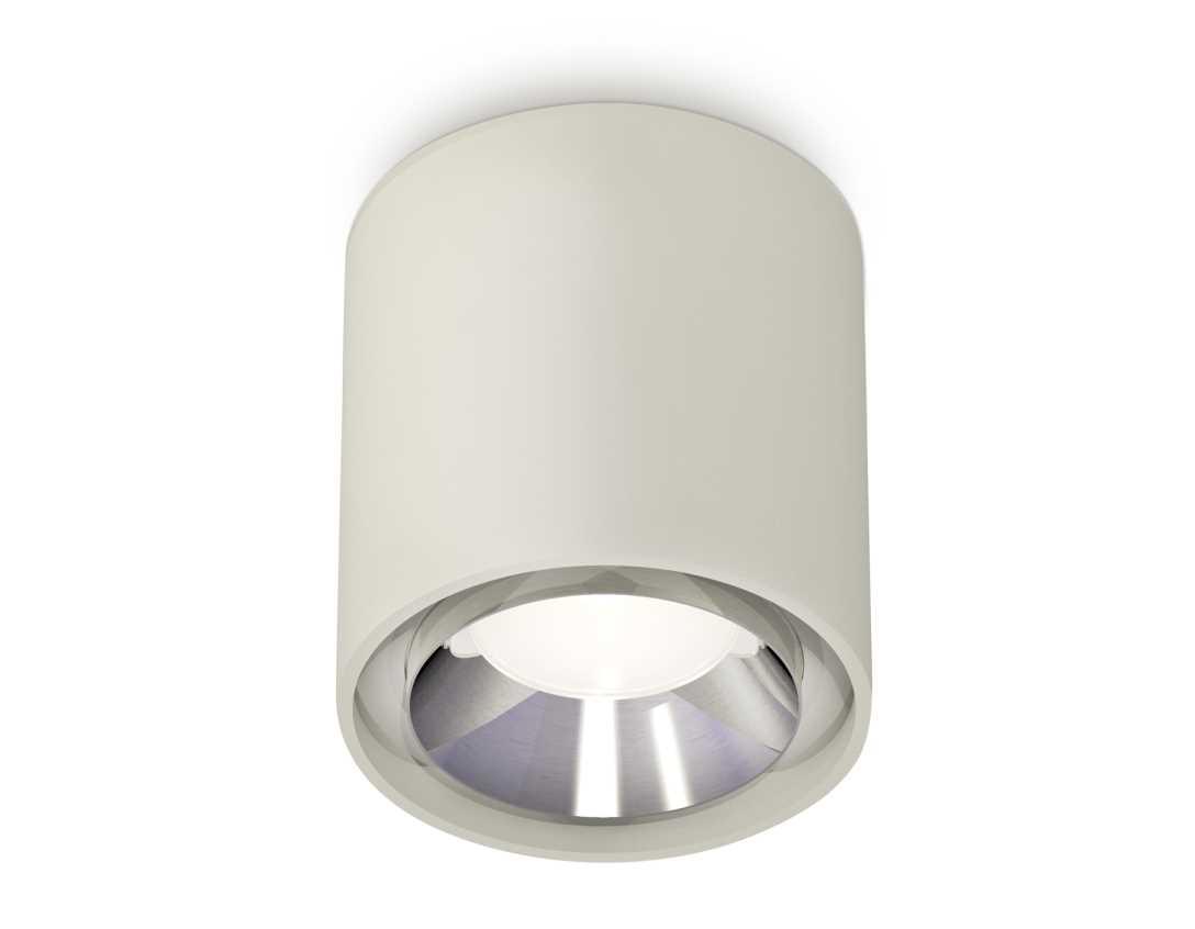 Комплект накладного светильника Ambrella light Techno Spot XS7724003 SGR/PSL серый песок/серебро полированное (C7724, N7032)