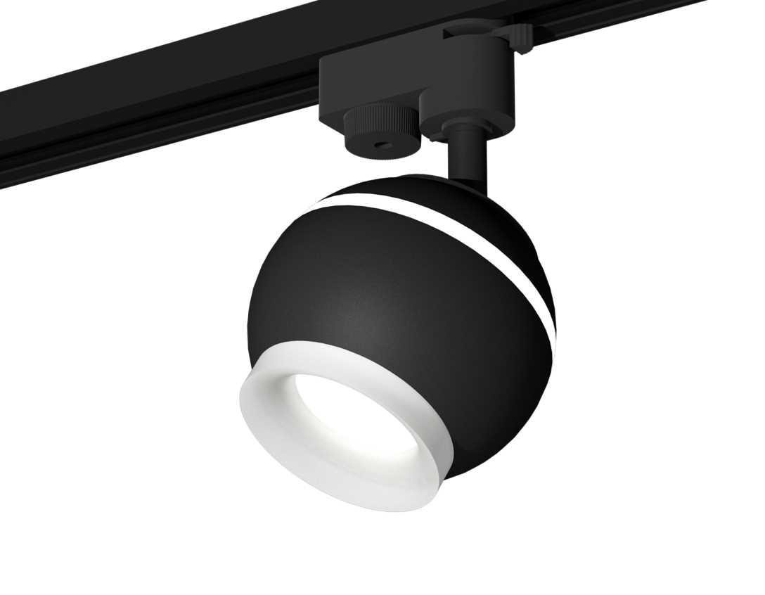 Комплект трекового светильника Ambrella light Track System XT1102071 SBK/FR черный песок/белый матовый (A2521, C1102, N7165)
