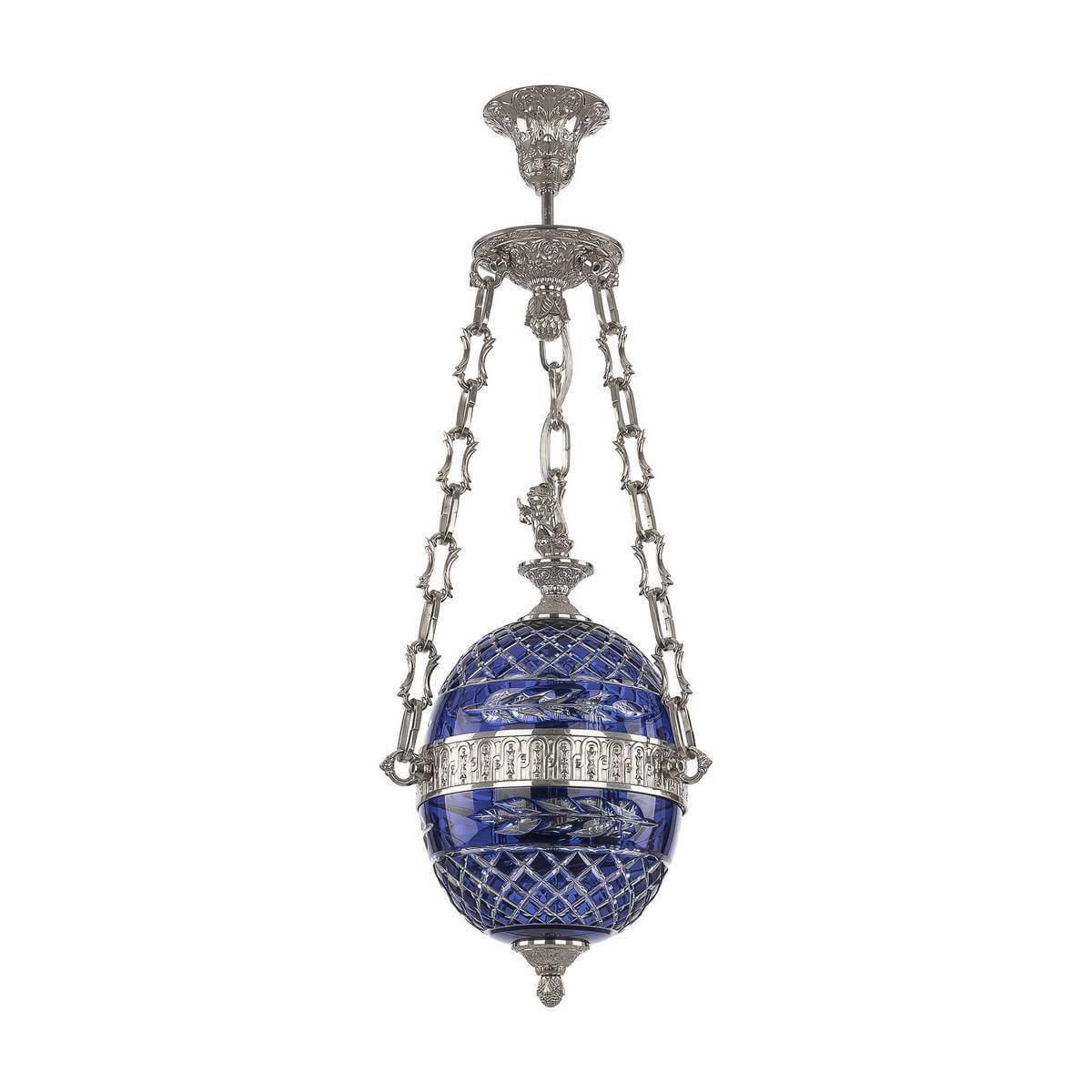 Подвесной светильник Bohemia Ivele 71000P/20 Ni Clear-Blue/H-1J FA3S