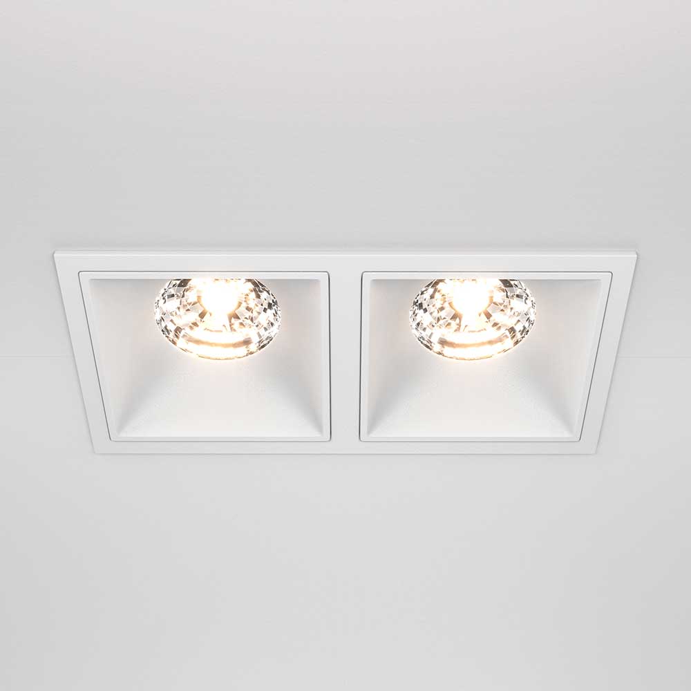 Встраиваемый светильник Maytoni Alfa LED DL043-02-15W3K-D-SQ-W