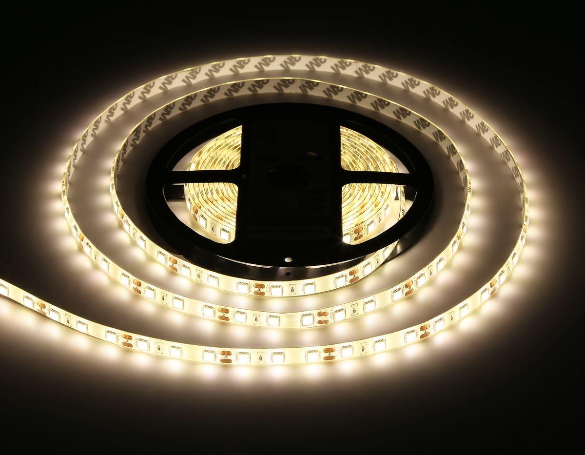 Светодиодная влагозащищенная лента Ambrella Light 14,4W/m 60LED/m 5050SMD теплый белый 5M GS2101