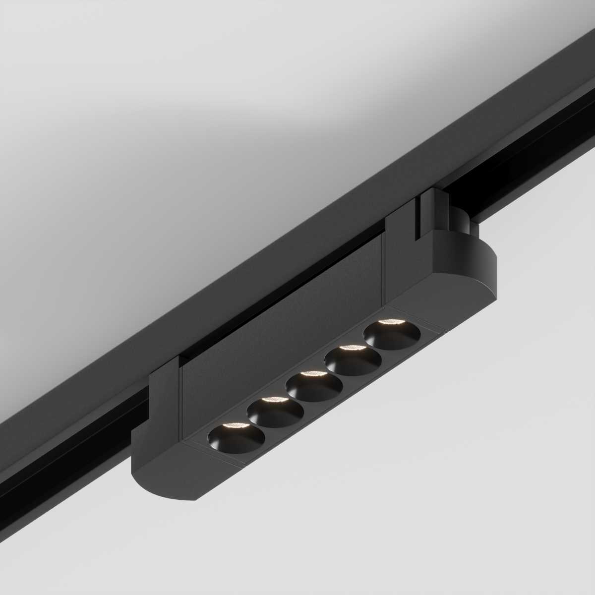 Трековый линейный светильник направленного света Hesby Lighting Skylite Однофазный, 213мм-3000К, чёрный HSBL_0025