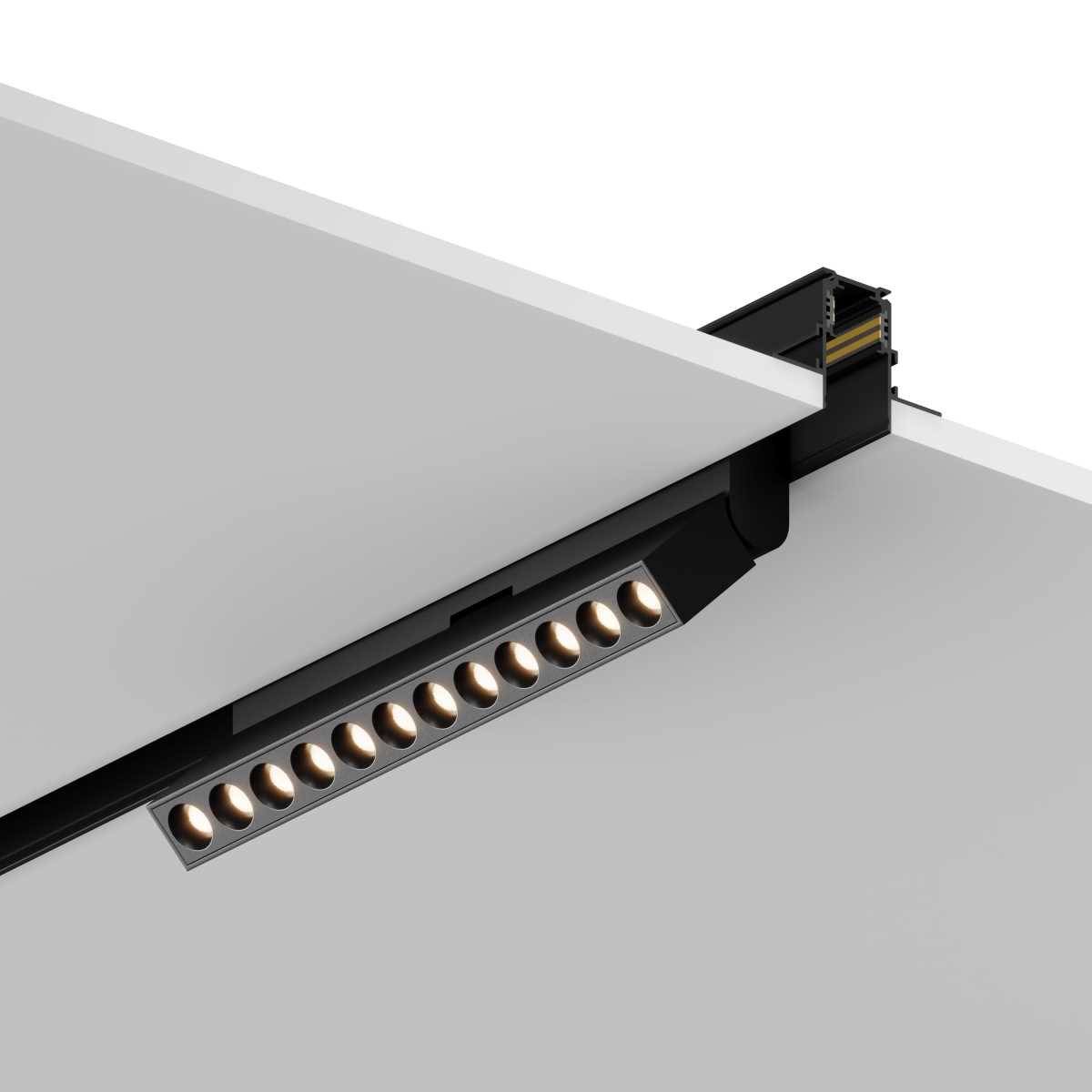 Шинопровод встраиваемый Hesby Lighting ElDeko 48В-1м, чёрный HSBL_0060