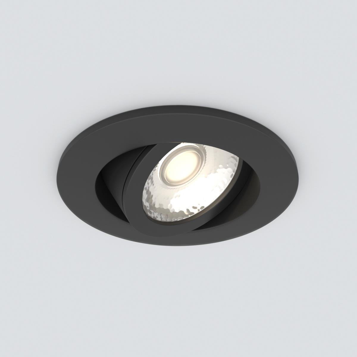 Встраиваемый светодиодный светильник Elektrostandard 15272/LED черный a056031