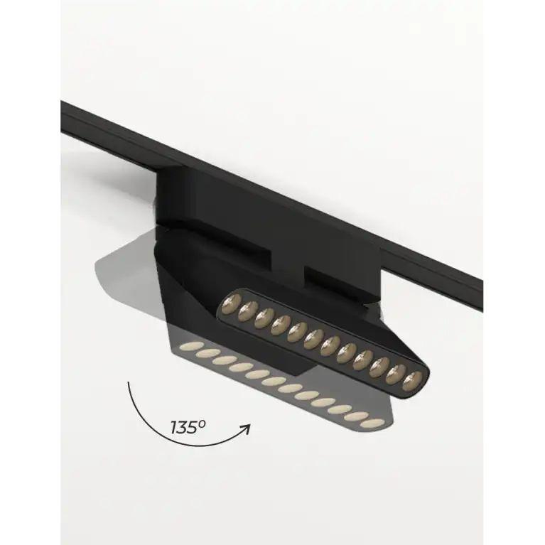 Трековый поворотный светильник ZZOK Nemo 12W 4000K Black NRL12-BK4K