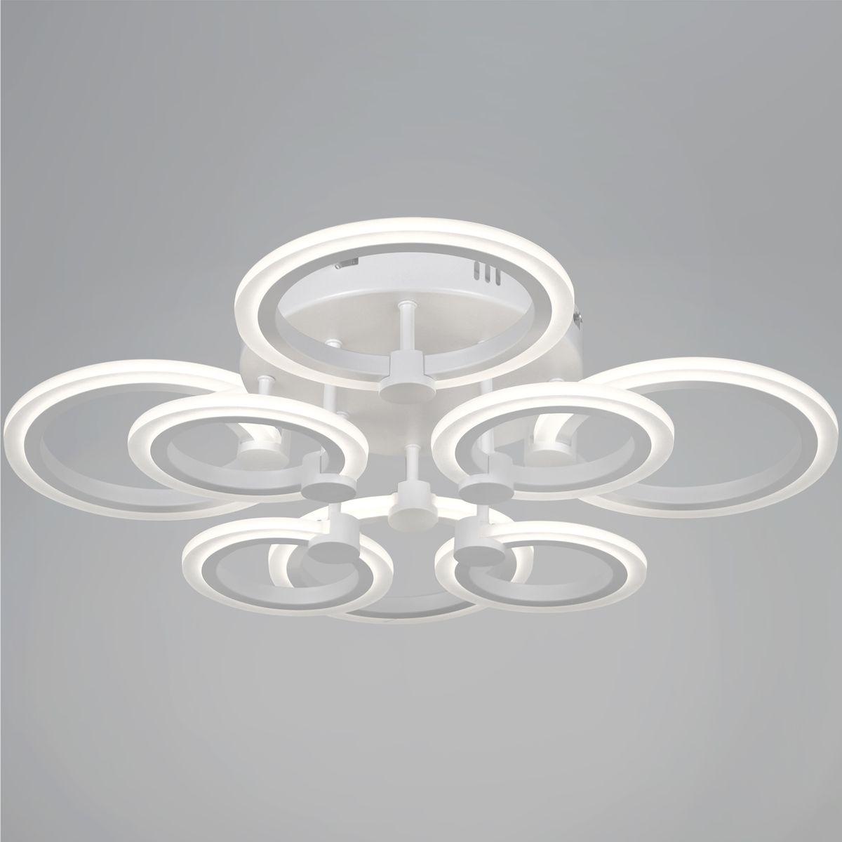 Потолочная светодиодная люстра Reluce 09502-0.3-4+4 WH