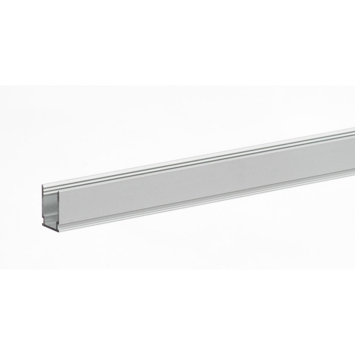 Профиль алюминиевый накладной ELF для LED, 2000х15х10мм ELF-ПН1510