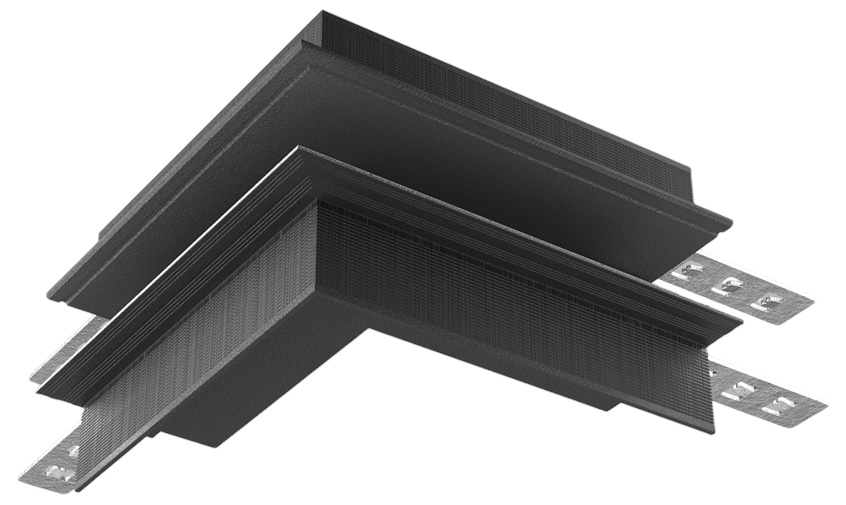 Соединительный крепёж Hesby Lighting ElDeko для встраиваемого шинопровода, серебристый, 2 шт HSBL_0065