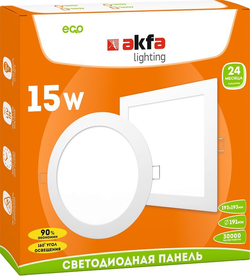 Встраиваемая светодиодная панель Akfa Lighting AK-LPS FLLPS150065A