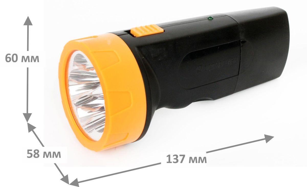 Рабочий светодиодный фонарь Ultraflash Accu Profi аккумуляторный 130х60 18 лм LED3827 11241