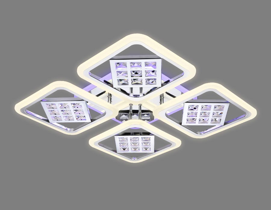 Потолочная светодиодная люстра Ambrella light Ice FA288