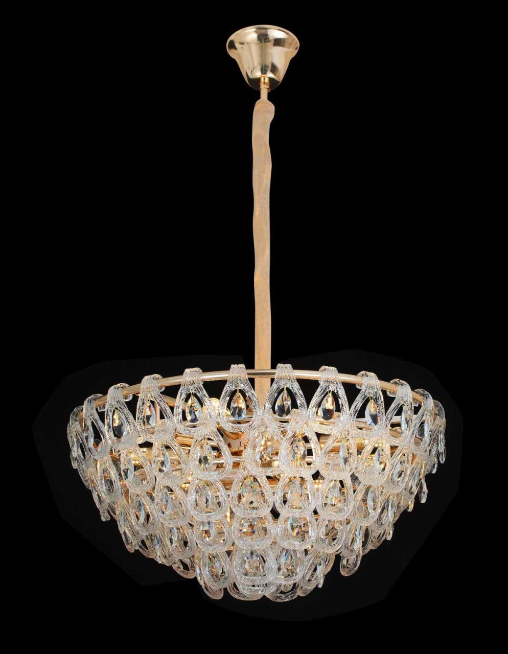 Люстра подвесная Alfa Light F4024-39 500mm SDG E14x9