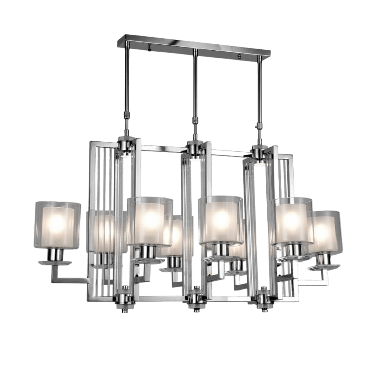 Подвесная люстра Lumina Deco Manhattan LDP 8012-8 PR CHR