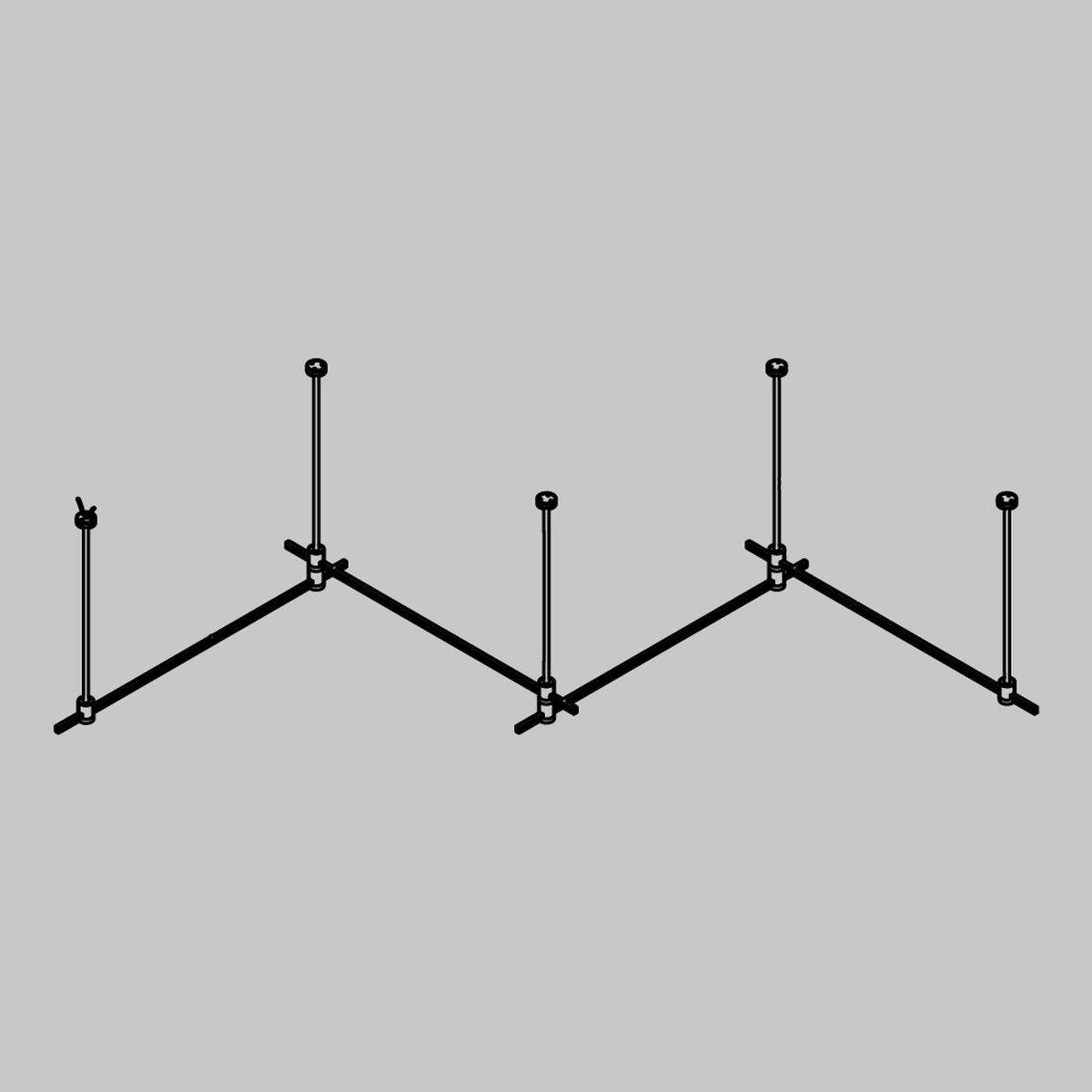 Основание Long для трековых светильников Maytoni Technical Flarity TFC-Flar-L02-B
