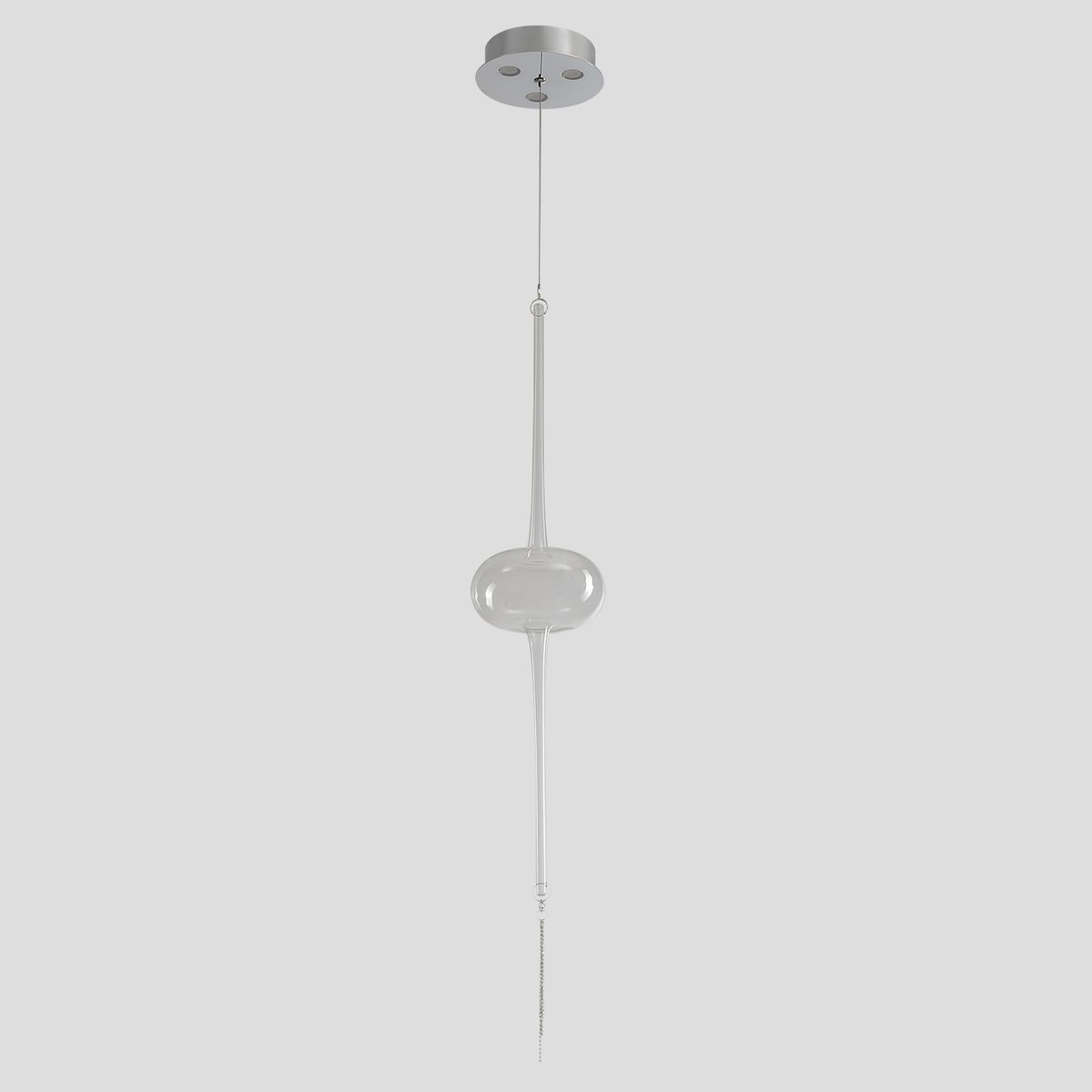 Подвесной светильник Crystal Lux GLASS SP3W LED CHROME