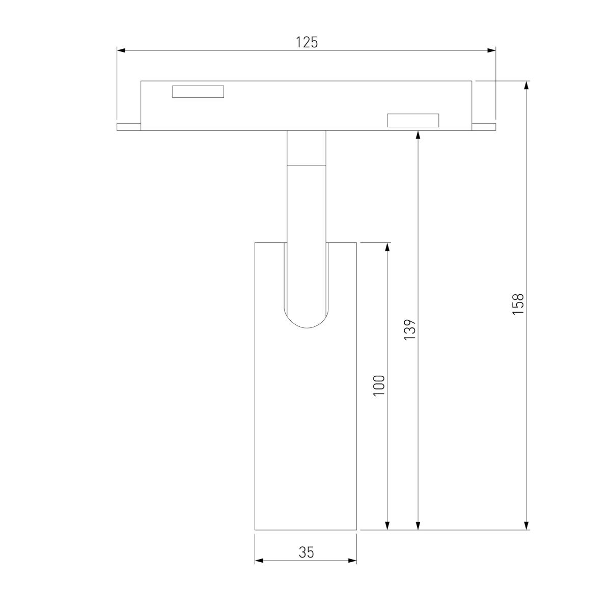 Трековый светодиодный светильник Elektrostandard (Умный дом) Slim Magnetic Dim Cubo 85070/01 черный a063530