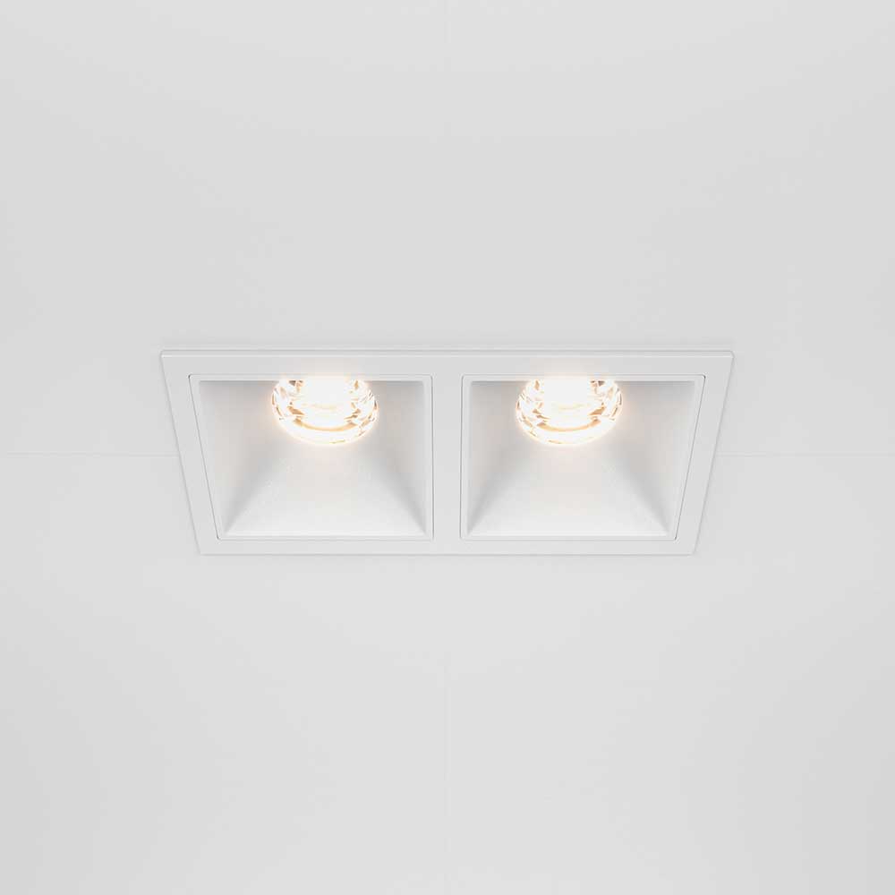 Встраиваемый светильник Maytoni Alfa LED DL043-02-10W3K-SQ-W