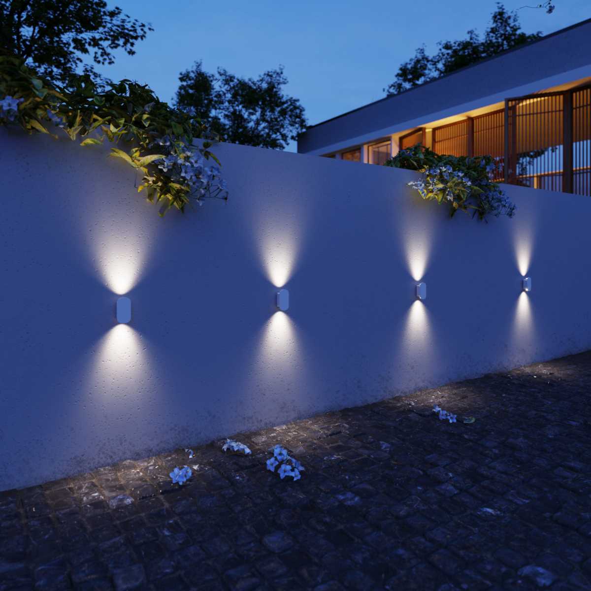 Уличный настенный светодиодный светильник Elektrostandard Mini Light 35153/D белый a060880